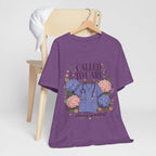 "Called To Care" Nurse T-Shirt — Floral Scrubs Nurse Graphic Tee