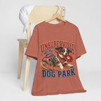 "Unsupervised At The Dog Park" Dog Lover T-Shirt — Funny Dog Graphic Tee