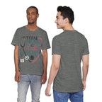 Vital Signs & Tail Wags Tee - Nurse Vet Stethoscope Paw Print T-Shirt