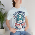 ICU Strong Dog Mom Tee - Nurse Dog Paw Rescue Shirt