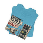 Dog Vet T-Shirt – “The Patient Is Stable… Unless Someone Says WALK” Veterinary Nurse Tee