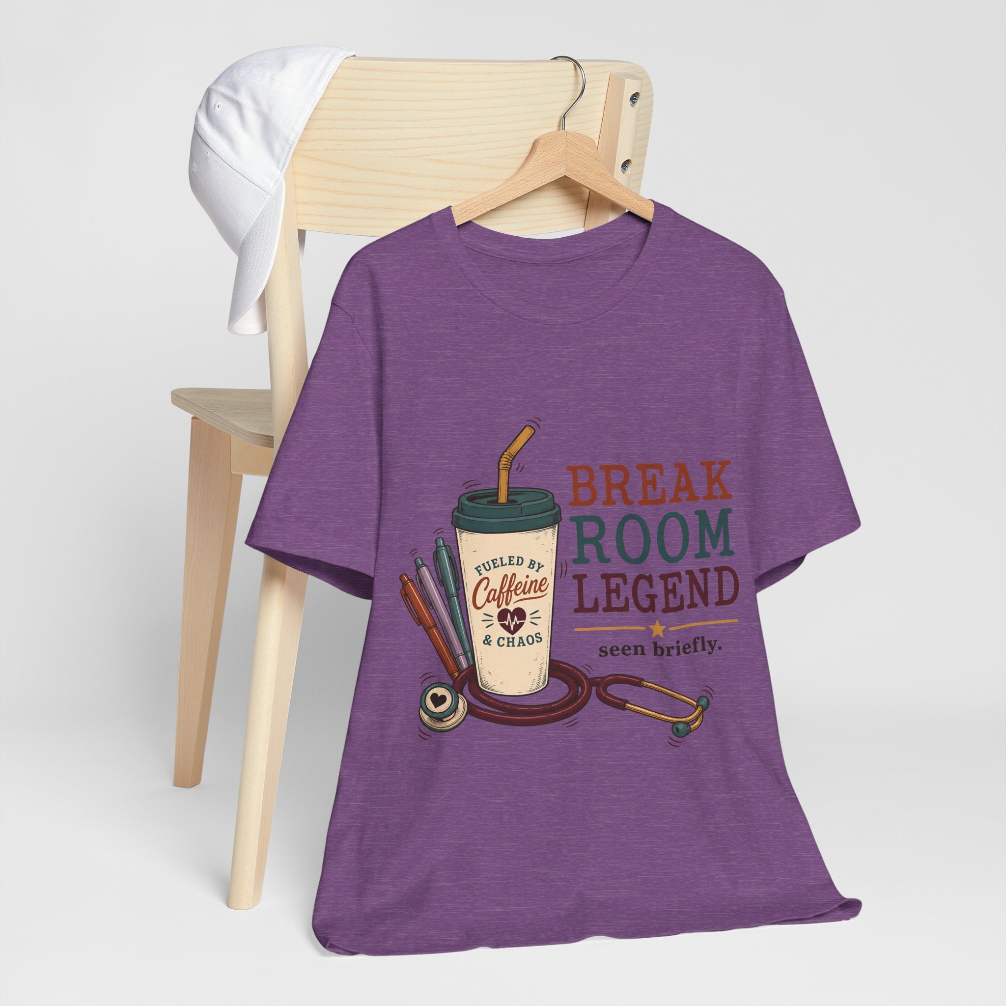 "Break Room Legend" Nurse T-Shirt — Funny Nurse Graphic Tee