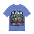ER Nurse Dog Mom T-Shirt — "Chaos Coordinator" Graphic Tee
