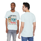 Off Duty Still On Paw Patrol T-Shirt — Cute Dog Rescue Squad Tee