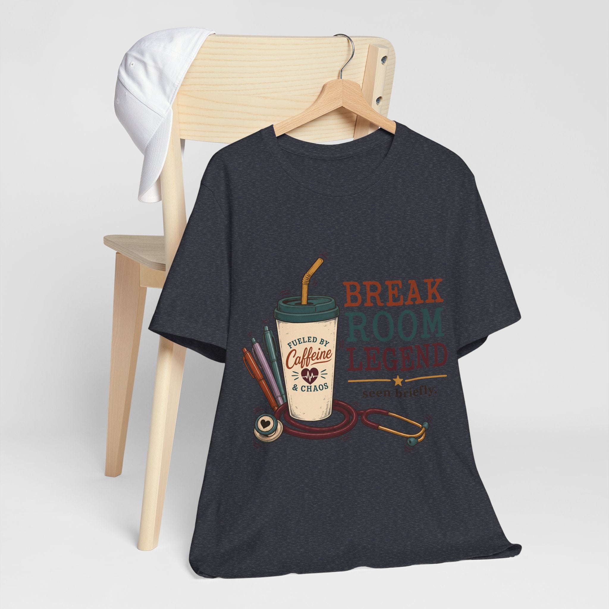 "Break Room Legend" Nurse T-Shirt — Funny Nurse Graphic Tee