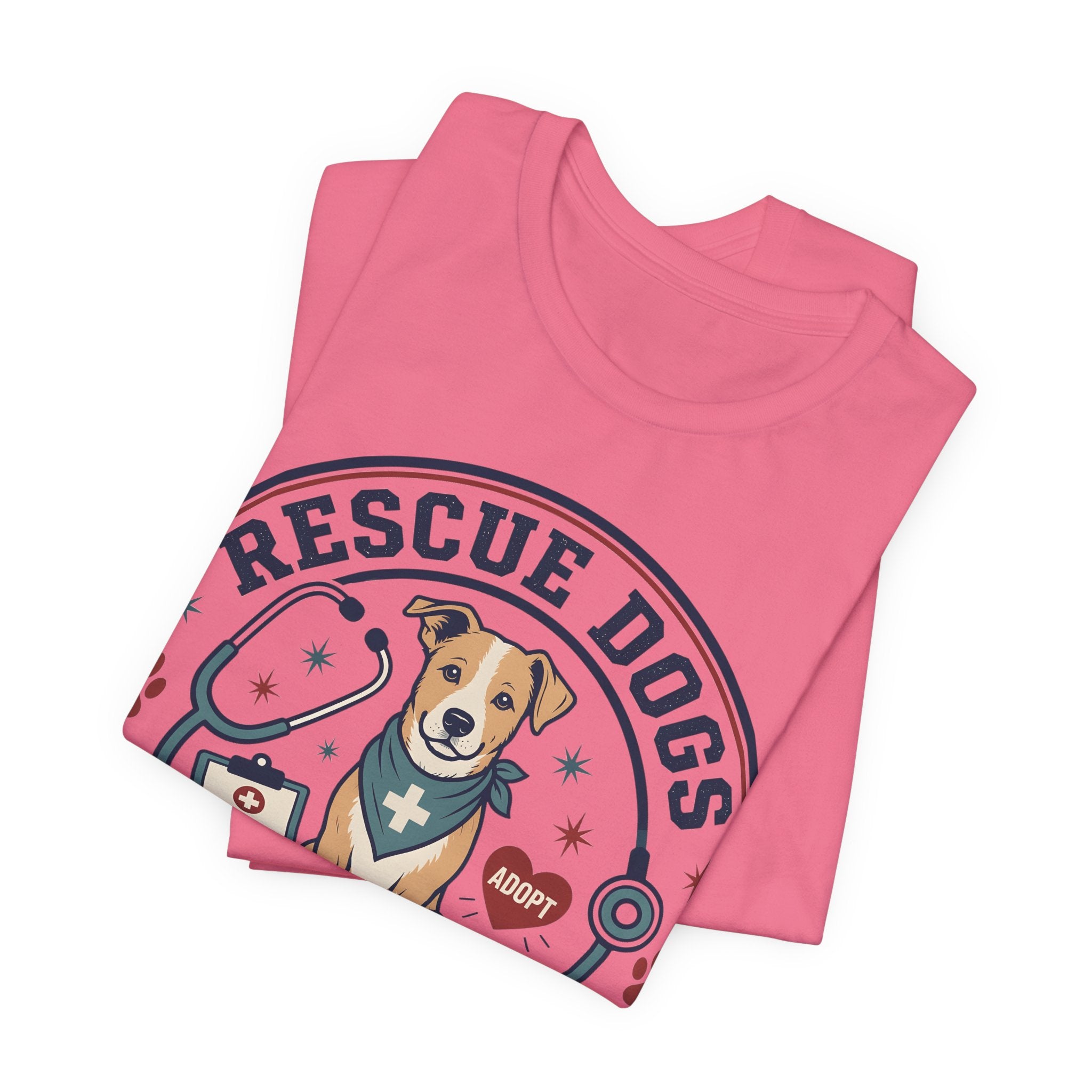 Rescue Dogs & Rounding Calls Tee — Veterinary Vet Tech Animal Rescue Shirt