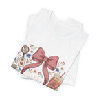 "Sweet Enough to Care, Tired Enough to Leave" — Feminine Nurse T-Shirt
