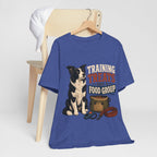 "Training Treats Are A Food Group" Dog Lover T-Shirt — Funny Dog Graphic Tee