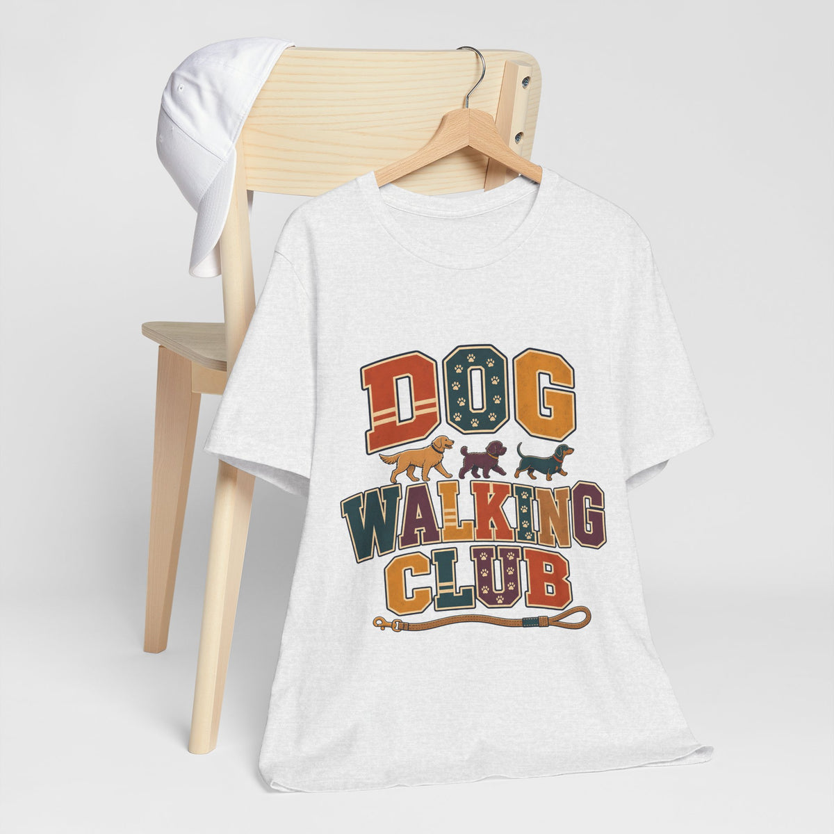 "Dog Walking Club" Dog Lover T-Shirt — Retro Graphic Tee