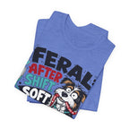 Dog Lover Nurse T-Shirt — "Feral After Shift, Soft for My Dog" Cute Veterinary Nurse Tee
