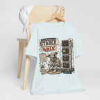 Dog Vet T-Shirt – “The Patient Is Stable… Unless Someone Says WALK” Veterinary Nurse Tee