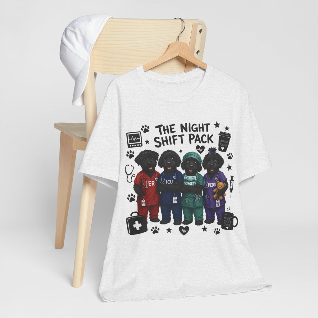 Night Shift Pack Nurses T-Shirt — Cute Team Scrubs Design for Healthcare Workers