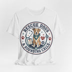 Rescue Dogs & Rounding Calls Tee — Veterinary Vet Tech Animal Rescue Shirt