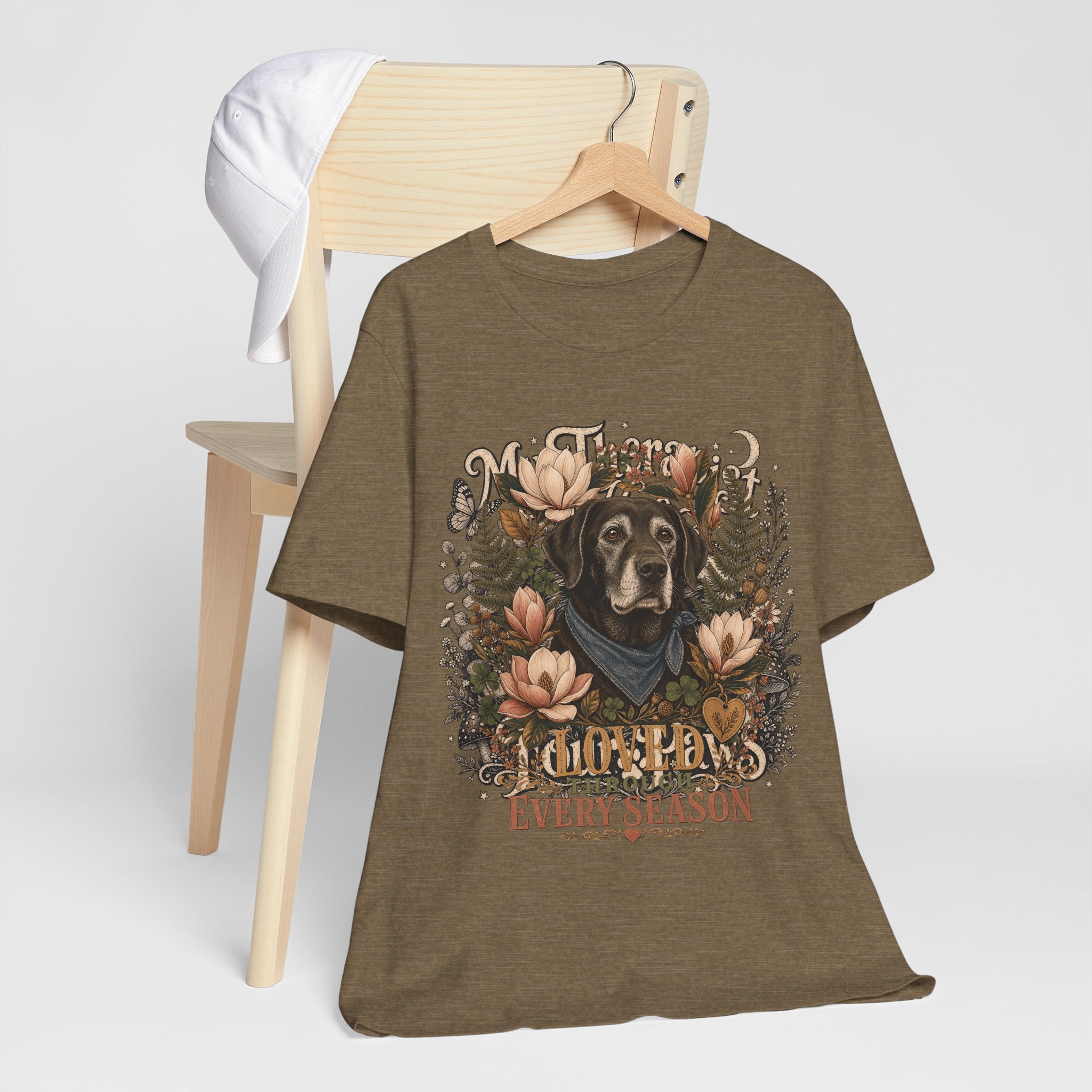 "Loved Through Every Season" Senior Dog T-Shirt — Sentimental Graphic Tee