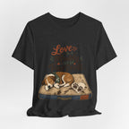 "Love Is A Muddy Set Of Paw Prints" Dog Lover T-Shirt — Dog Mom Graphic Tee