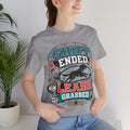 Shift Ended Leash Grabbed Dog Lover Tee