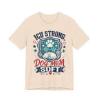 ICU Strong Dog Mom Tee - Nurse Dog Paw Rescue Shirt
