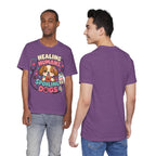 Healing Humans, Spoiling Dogs T‑Shirt — Cute Veterinary Nurse Dog Mom Tee