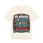 ER Nurse Dog Mom T-Shirt — "Chaos Coordinator" Graphic Tee