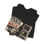 Dog Vet T-Shirt – “The Patient Is Stable… Unless Someone Says WALK” Veterinary Nurse Tee