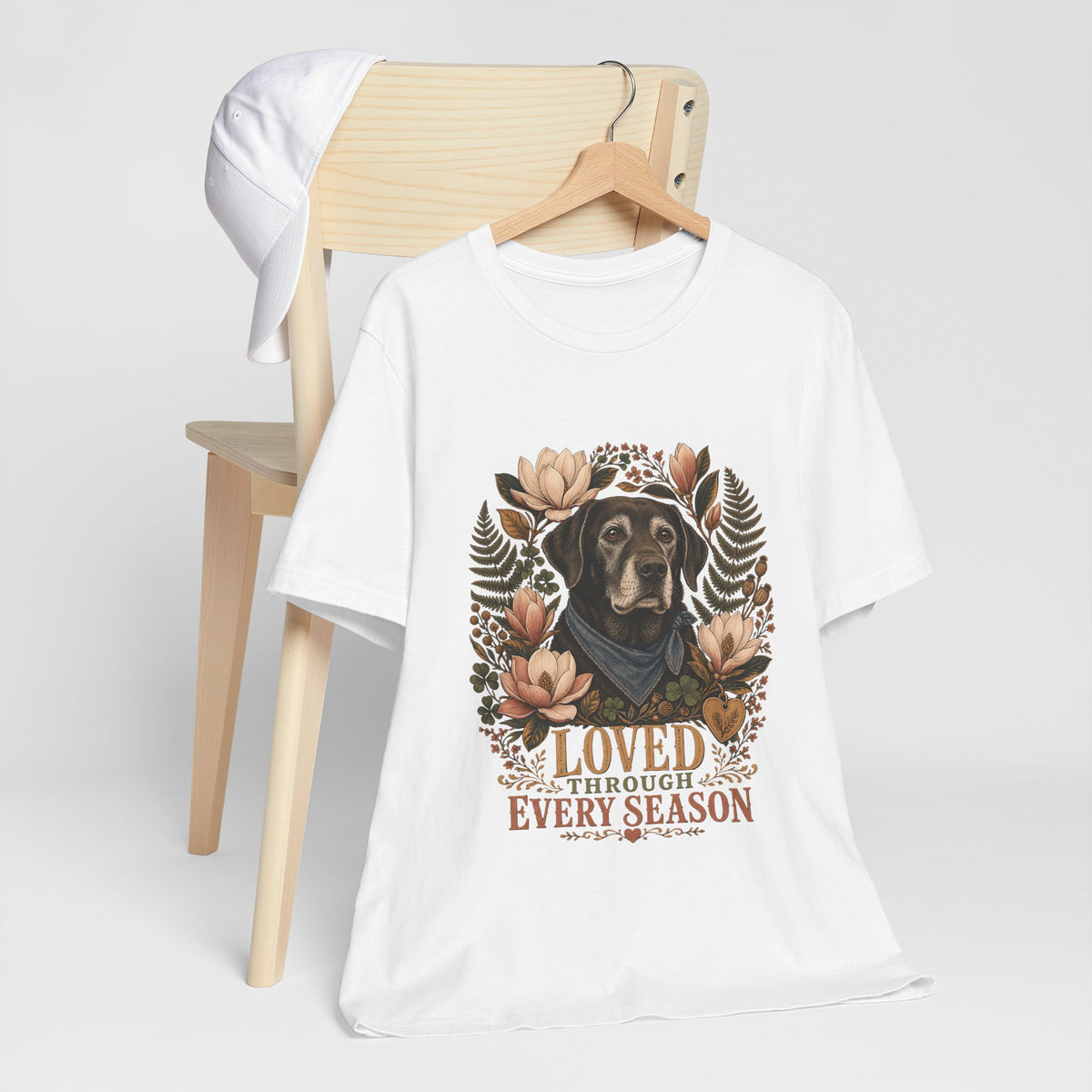 "Loved Through Every Season" Senior Dog T-Shirt — Sentimental Graphic Tee