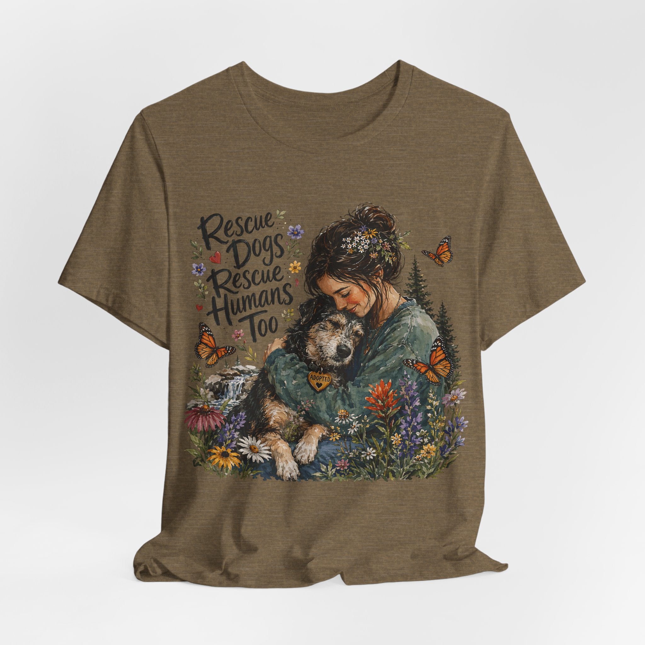 Rescue Dogs Rescue Humans Too T-Shirt