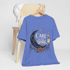 "Care After Dark" Night Shift Nurse T-Shirt — Celestial Nurse Graphic Tee