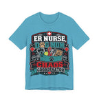 ER Nurse Dog Mom T-Shirt — "Chaos Coordinator" Graphic Tee