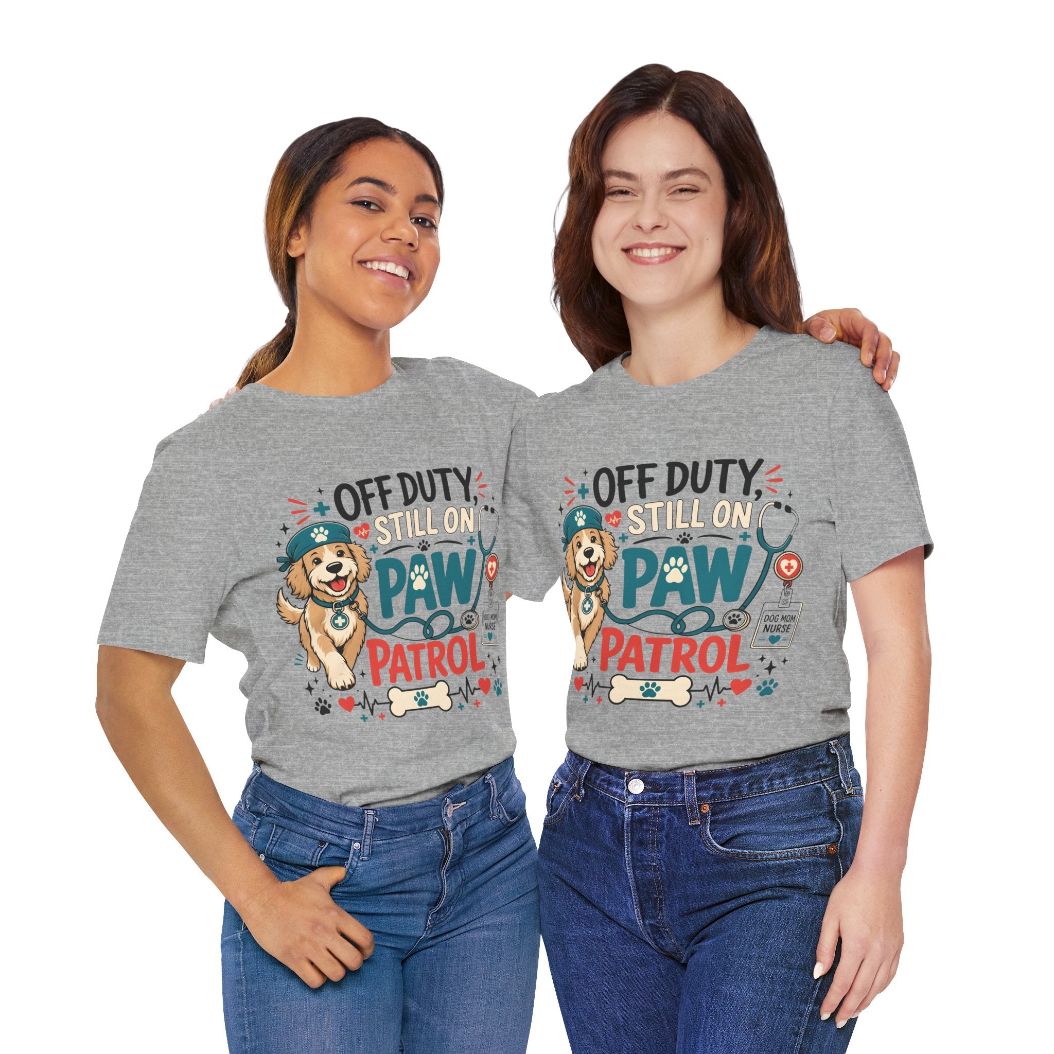 Off Duty Still On Paw Patrol T-Shirt — Cute Dog Rescue Squad Tee