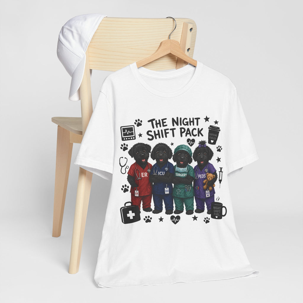 Night Shift Pack Nurses T-Shirt — Cute Team Scrubs Design for Healthcare Workers