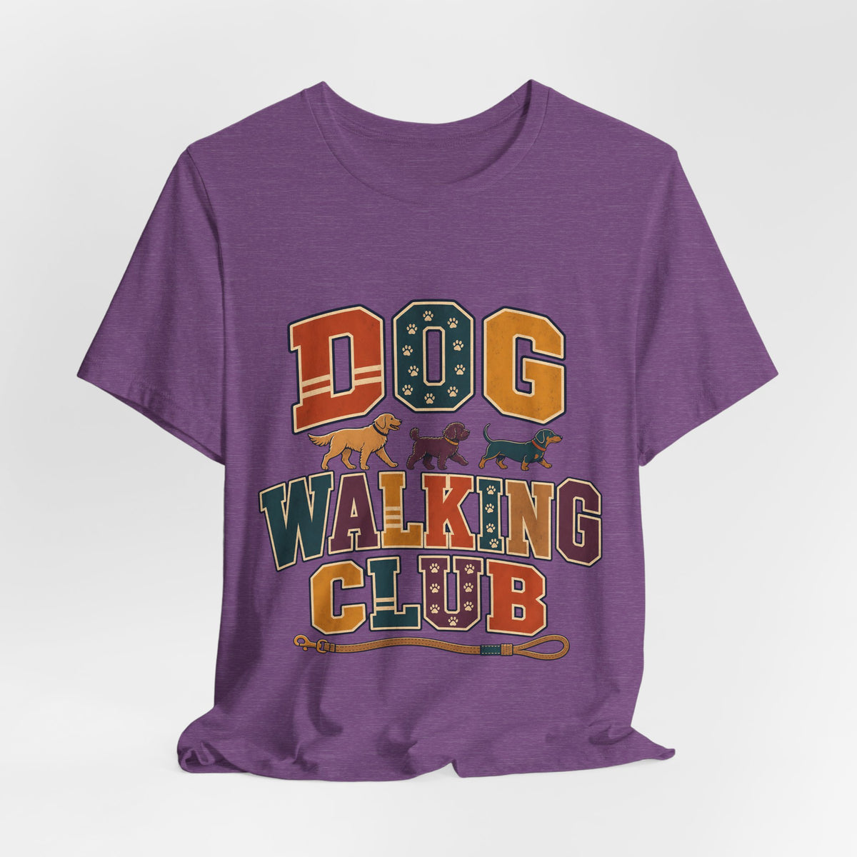 "Dog Walking Club" Dog Lover T-Shirt — Retro Graphic Tee