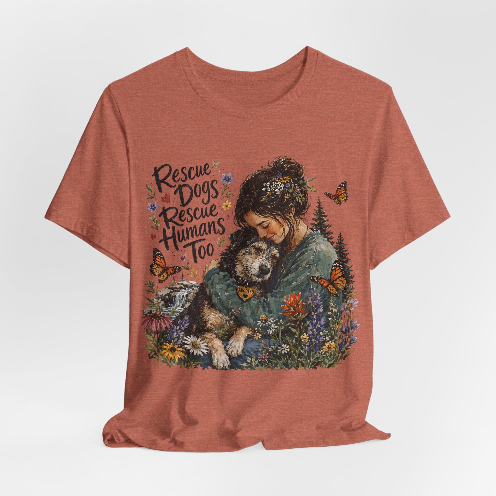Rescue Dogs Rescue Humans Too T-Shirt