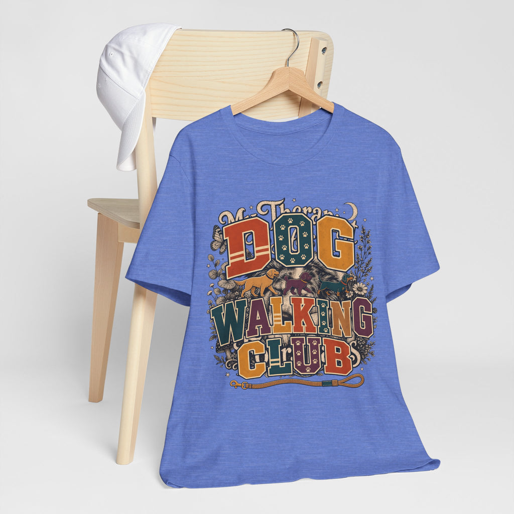 "Dog Walking Club" Dog Lover T-Shirt — Retro Graphic Tee