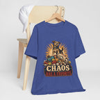 "Chaos Has a Favorite" — Funny Feral Terrier Dog Mom T-Shirt
