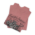 Emotion Support Department Tee — Anatomical Heart Floral Graphic Shirt