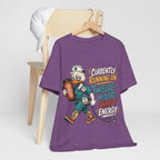 "Currently Running On Twelve-Hour Shift Energy" Nurse T-Shirt — Funny Nurse Graphic Tee