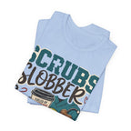 Scrubs, Slobber & Survival Coffee Tee — Funny Vet Nurse Shirt