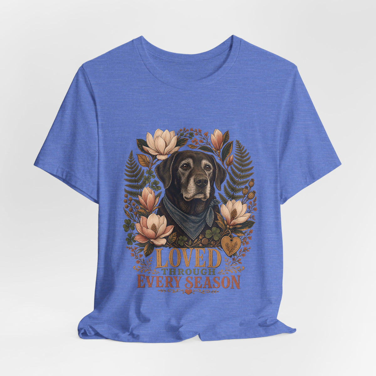 "Loved Through Every Season" Senior Dog T-Shirt — Sentimental Graphic Tee