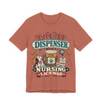 Treat Dispenser Nursing License Tee — Nurse Dog Mom T-Shirt