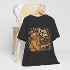 Dog Hair Is My Favorite Accessory T-Shirt — Cute Golden Retriever Tee for Dog Lovers