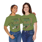 Vital Signs & Tail Wags Tee - Nurse Vet Stethoscope Paw Print T-Shirt
