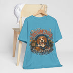 "Outside Is Our Love Language" Beagle T-Shirt — Retro Dog Lover Graphic Tee