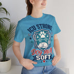 ICU Strong Dog Mom Tee - Nurse Dog Paw Rescue Shirt