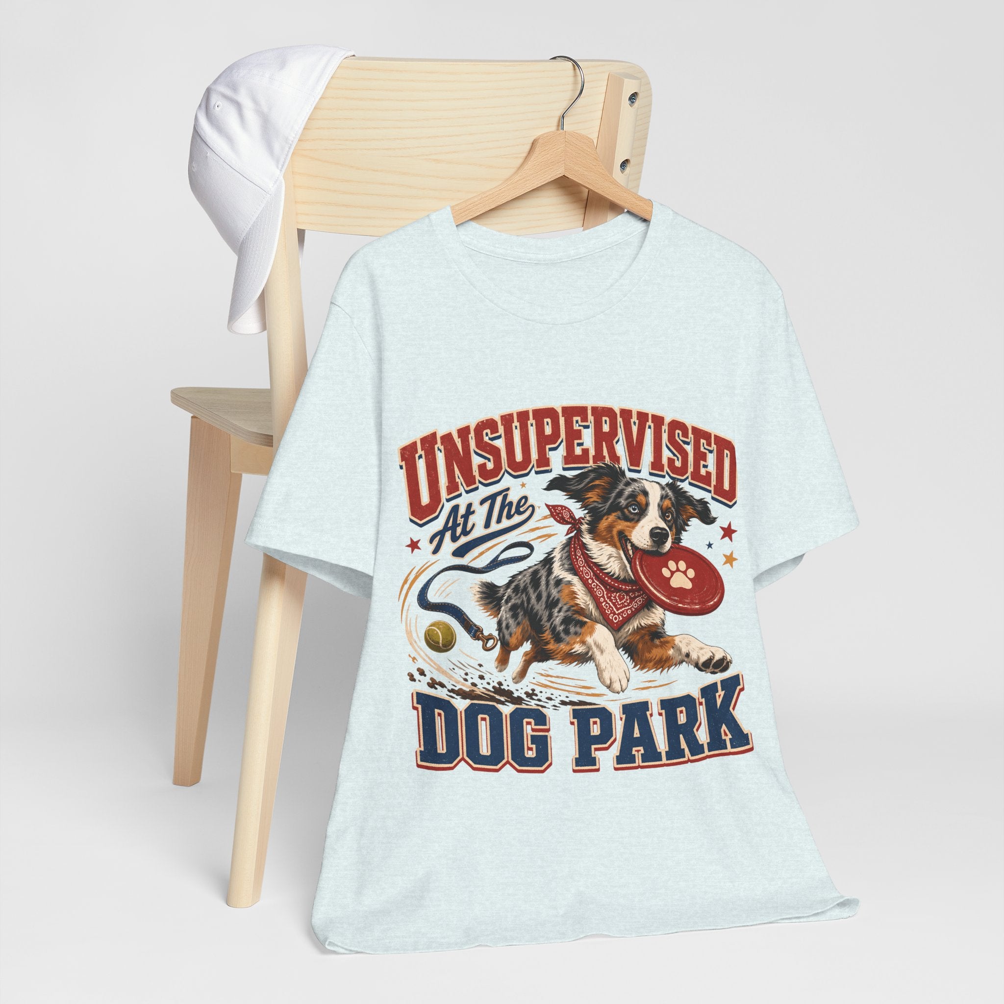 "Unsupervised At The Dog Park" Dog Lover T-Shirt — Funny Dog Graphic Tee