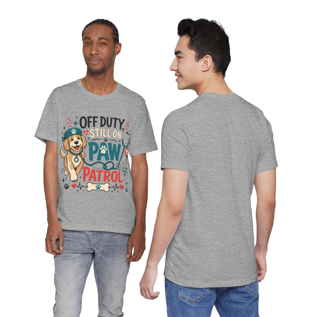 Off Duty Still On Paw Patrol T-Shirt — Cute Dog Rescue Squad Tee