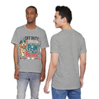 Off Duty Still On Paw Patrol T-Shirt — Cute Dog Rescue Squad Tee