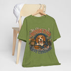 "Outside Is Our Love Language" Beagle T-Shirt — Retro Dog Lover Graphic Tee