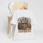 "Pack Light Bring The Dog" T-Shirt — Hiking Dog Lover Graphic Tee
