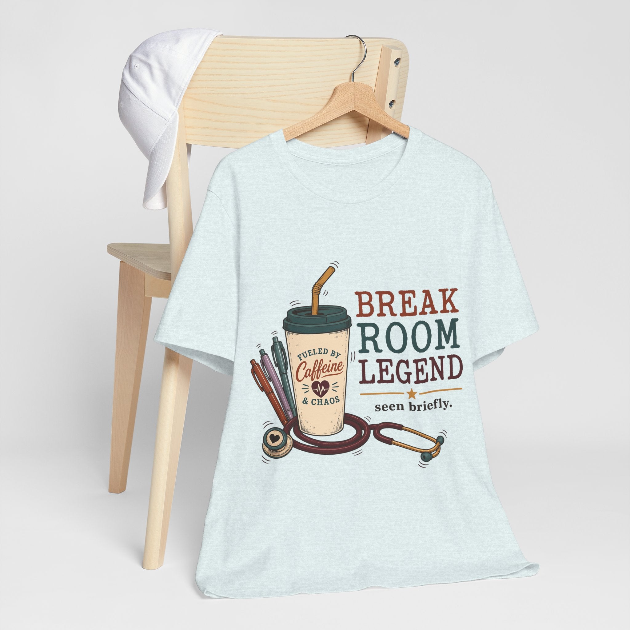 "Break Room Legend" Nurse T-Shirt — Funny Nurse Graphic Tee