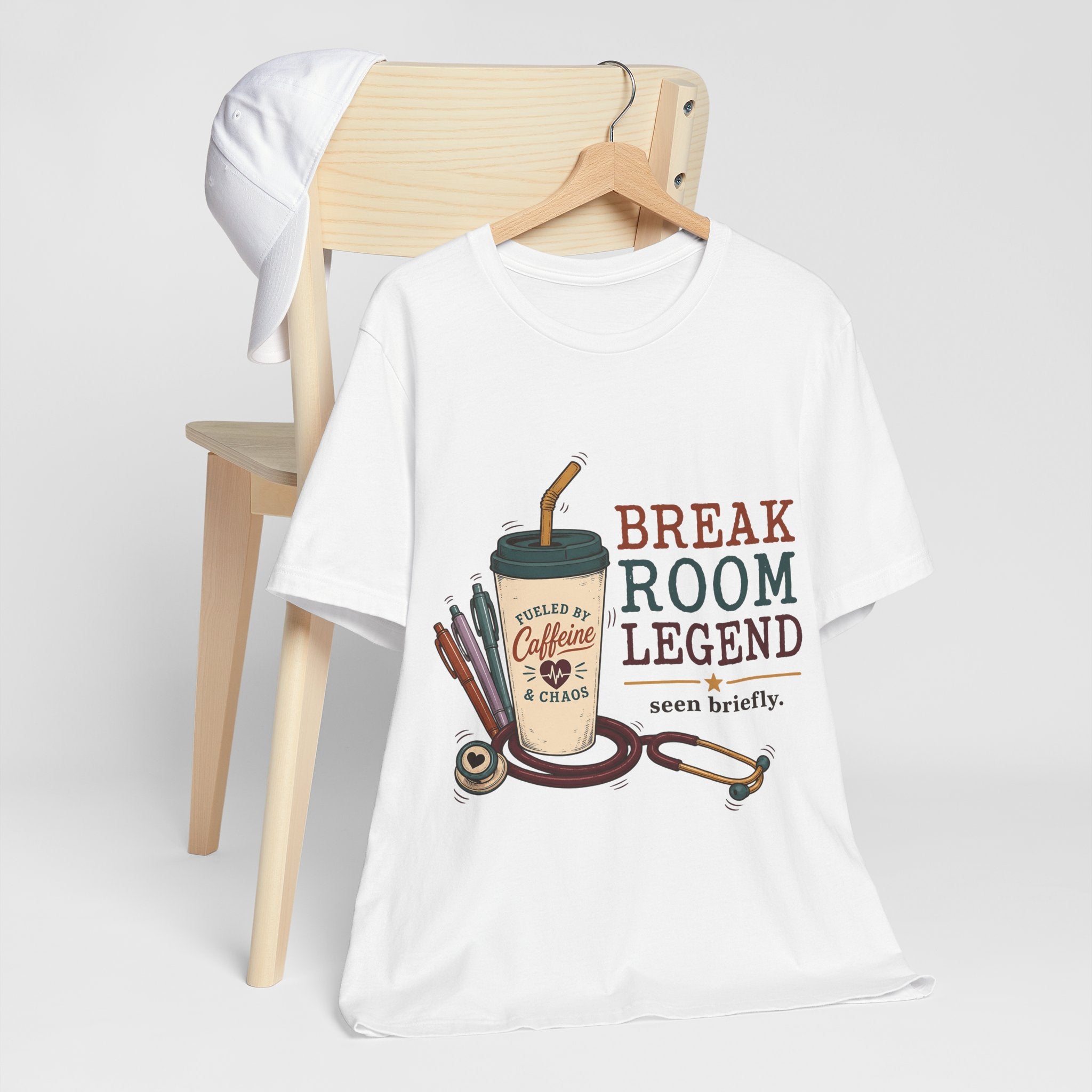 "Break Room Legend" Nurse T-Shirt — Funny Nurse Graphic Tee